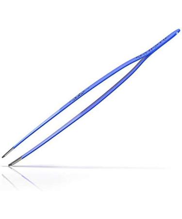 Majestic Bombay Slant Tweezers | Precision Surgical Tweezers for Ingrown Hair & Splinter Removal | Ideal for Facial & Eyebrow Grooming | Best Tweezers for Chin Hair & Plucking - Women & Men - Buy Online on SooperMarket.com