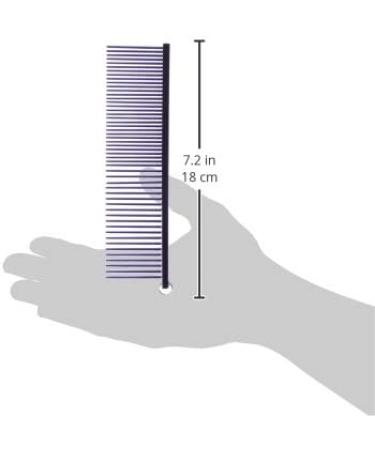 Resco 1 1/2-Inch Combination Comb with Candy Purple Finish - Medium and Coarse Tooth Spacing for Precise Grooming - Buy Online on SooperMarket.com