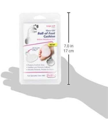 PediFix Visco-Gel Metatarsal Pad w/ Toe Loop - Large Left | Pain Relief & Support - Buy Online on SooperMarket.com