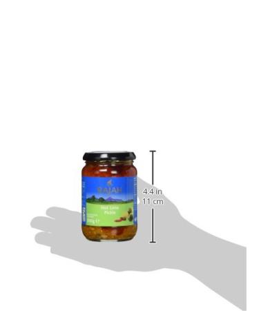 Rajah Hot Lime Pickle - Spicy Pickled Limes for Curries & Starters - 300g | International Shipping - Buy Online on SooperMarket.com