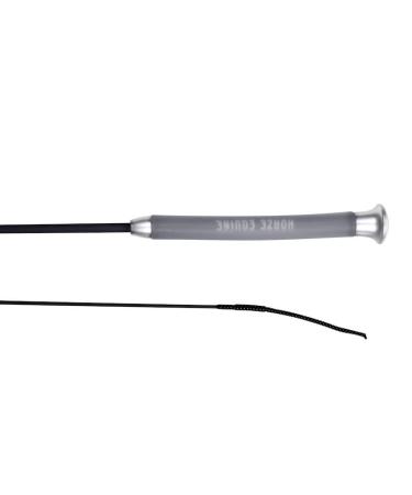 HORZE Ashton Dressage Whip with Comfortable Gel Handle Black US 40 in (EU 100 cm)