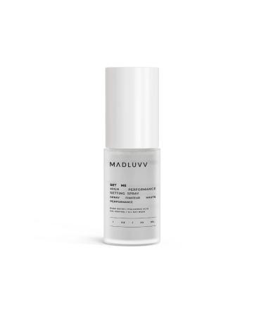 MADLUVV Set Me Illuminating Makeup Setting Spray Hyaluronic Acid & Rosewater Mist for a Hydrated Glow 1 oz. Mini Mini - 1 Ounce