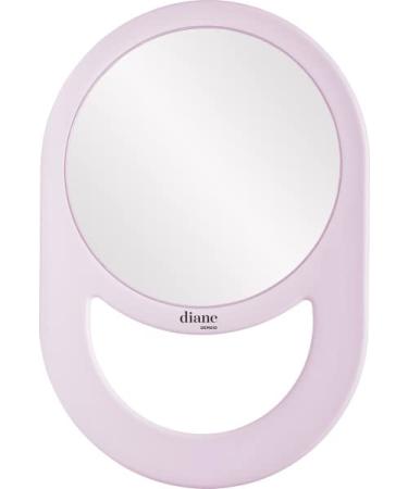 Diane Handle Mirror, Purple, DEM010 Medium Round Purple