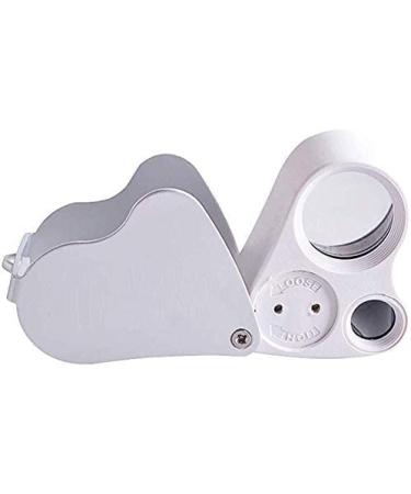 Screen Magnifier Magnifier 30X 60X Portable Folding Pocket Magnifier Magnifying Eye Jewelry Appraisal Stamps with LED Magnifier with LED Light