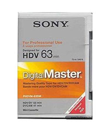 DigitalMaster Mini 63 Minutes HDV, 41 Minutes DVCAM