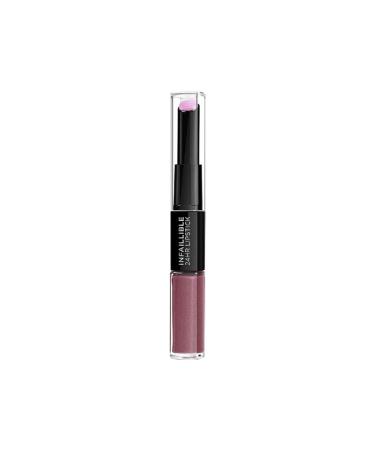 L'Oreal paris lips make -up infaillible lipstick 209 Violet Parfait /Liquid Lipstick for 24 hours full lips with moisturizing lip care - balm 1 Pack