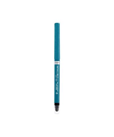 L'Or al Paris waterproof eyeliner with gel formula and integrated sponge for successful smokey eyes 36h stop infaillible gel automatic grip liner turquoise (turquoise) 1 piece