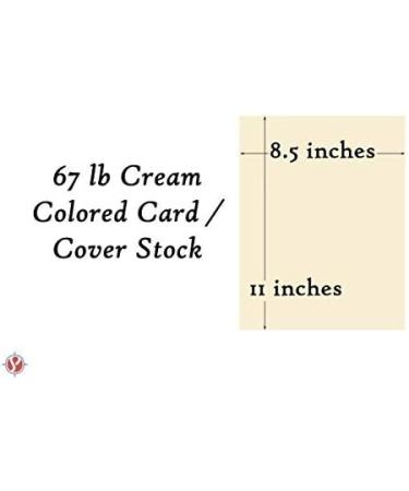 Pastel Color Card Stock Paper 67lb Cover | 8.5 x 11 | 50 Sheets | Arts & Crafts, Announcements, Printing | Medium Weight Cardstock - Buy Online on SooperMarket.com