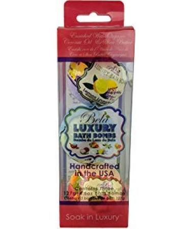 Bela Luxury Bath Bombs  Assorted Fragrances  Three Piece Gift Tube - Huge 4.5 Oz