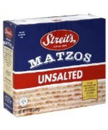 Streit's Unsalted Matzo, 11 Ounce (4-Pack Total of 44 Oz) 11 Ounce (Pack of 4)