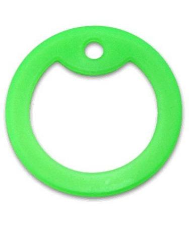 Silencer silencer for US dog tags and identification tags (green glow)