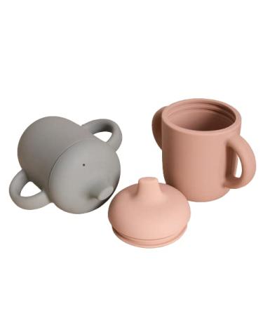 Moguda Silicone Sippy Cup Training for Baby | Spill Proof Soft Spout Lid | Easy Grip Handles | Unbreakable Design | 5oz Capacity | Ideal for 6-12 months | Silikong Non-Slip No-Spill Drinking Solution - Buy Online on SooperMarket.com