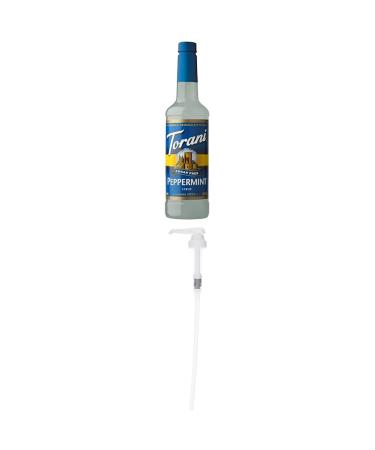 Torani Sugar Free Peppermint Syrup 0.75 L and Torani Flavored Flavour Syrup Pump for 750ml