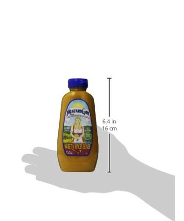 Mustard Girl All American Sweet N Spicey Honey Mustard Condiment - 12 Ounce - Buy Online on SooperMarket.com