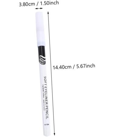 FOYTOKI 72 Pcs Eyeliner Pencil Makeup Supply Pigment Brow Liner Pencil Makeup Eyeshadow White Wooden Pole - Buy Online on SooperMarket.com