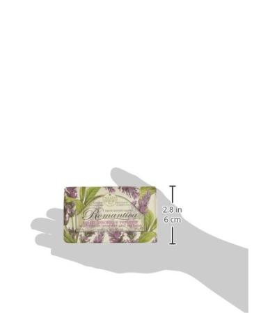 Nesti Dante Romantica Sparkling Natural Soap - Wild Tuscan Lavender & Verbena | 250g - Shop Internationally for Luxurious Skincare - Buy Online on SooperMarket.com