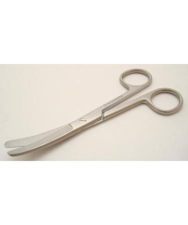 INSGB - 5" Pet Grooming Curved Scissors Scissors Kit for Pets Pet Grooming Tools Cat and Dog Hair Cutting Scissors Pet Hair Removal Blunt/Blunt Curved