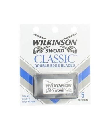 Wilkinson D/E Blades 5ct - Premium Double Edge Razor Blades for a Smooth Shave - International Shipping Available - Buy Online on SooperMarket.com