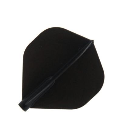 Cosmo Darts Fit Flight - 6 Pack Standard Dart Flight Black
