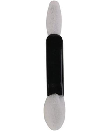 Eye Shadow Applicators Disposable Double Ended Sponge 50pcs Dual Sided Eyeshadow Brush Sponge Tipped Oval Makeup Applicator Eye Shadow Sticks Black Handle - Buy Online on SooperMarket.com
