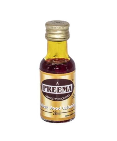 Preema Yellow Liquid Food Colouring 28ml