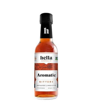 Hella Cocktail Co. Aromatic Bitters (5 Fl Oz) - Craft Cocktail Bitters for Classic Old Fashioned and Manhattan Cocktails