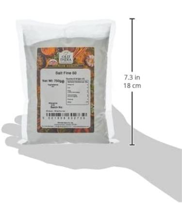 Old India Salt Fine 50 - 750g (1.65 lbs) | Premium Quality Himalayan Salt - Buy Online on SooperMarket.com
