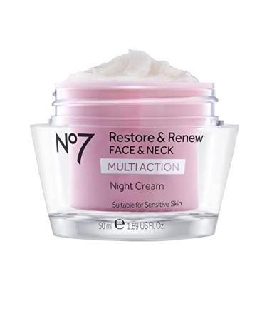 No7 Restore & Renew Face & Neck Multi Action Cream 1.69 fl oz - Anti-Aging Skincare - Buy Online on SooperMarket.com