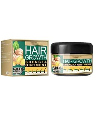 Endxedio Natural Ginger Serum Hair Growth Cream Moisturizing Scalp and Activating Dormant Hair Follicles Effectively Promote Hair Growth and Care For Unisex Germinal Hair Loss Treatment (2PCs)