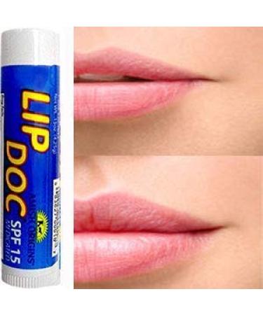 Amish Origins Lip Doc SPF 15 Medicated Lip Balm (3 PACK) - Deep Moisturizing and Healing Formula - Buy Online on SooperMarket.com