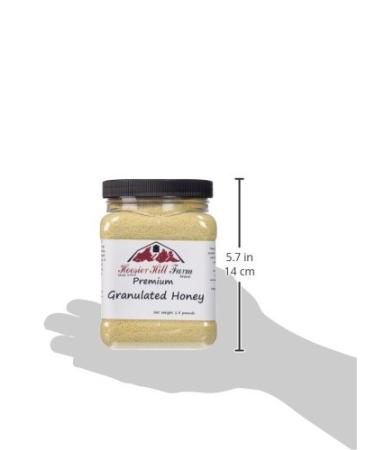 Hoosier Hill Farm Granulated Honey Crystals 1.5 lb - Natural Sweetener for Tea, Baking & Cooking - Buy Online on SooperMarket.com