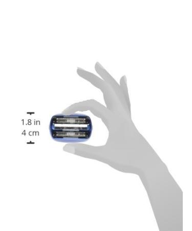 Braun 40B Men's Electric Shaver Cooltec Foil & Cutter Set Replacement Head Cassette - 2 Count | International Shipping Available - Buy Online on SooperMarket.com