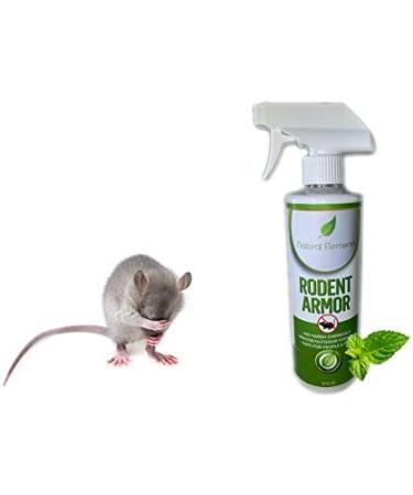 Natural Elements Rodent Armor: Premium Peppermint Oil Mouse Repellent Spray - 16 oz - Safe for Vehicles, Boats, RVs, Tractors, and Equipment - Child and Pet Friendly - Indoor/Outdoor Use - Buy Online on SooperMarket.com