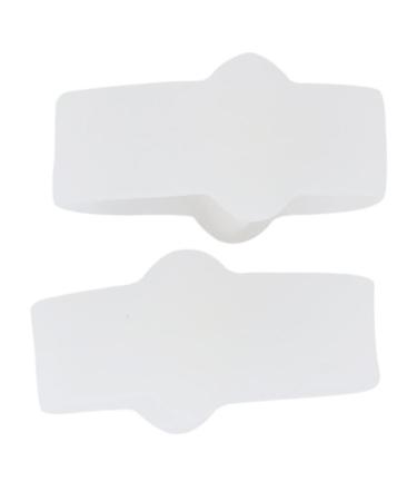 Healeved Thumb Protector Pair 2 Separator for Bunion Gel Bunion Spreader Straighter Splitter Splitter Orthotics White Foot Protector Gel Bunion Gel Bunion Toe Spreader