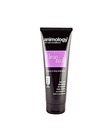 Animology Flea & Tick Puppy & Dog Shampoo Easy Rinse Deodorising 250ml