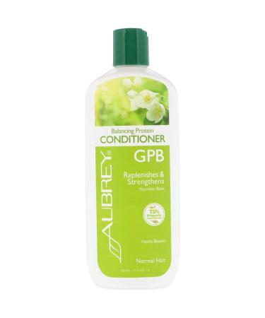 Aubrey Organics GPB Balancing Protein Conditioner Normal Hair Vanilla Balsam 11 fl oz (325 ml)