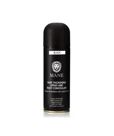 MANE Hair Thickening Fiber Spray (200 ml Silver) 6.76 Fl Oz (Pack of 1) Silver