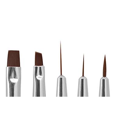 Mia Secret Professional Nail System 5pcs Nail Art Brush Set - NB-5P | High-Quality Brushes for Nail Art Designs - Buy Online on SooperMarket.com