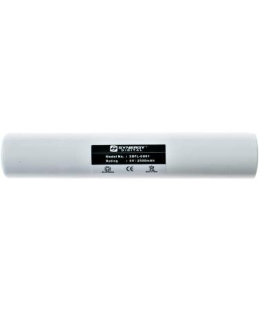 Buy Synergy Digital Flashlight Battery - Compatible 6V Ni-CD 2500mAh for Maglite ESR4EE3060 | High Capacity Replacement - Buy Online on SooperMarket.com