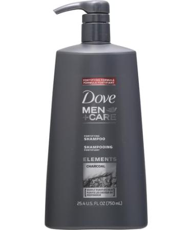 Dove Men+Care Charcoal + Clay Shampoo for Healthy Hair | 25.4 oz | Naturally Derived Plant-Based Cleanser - International Shipping Available - Buy Online on SooperMarket.com
