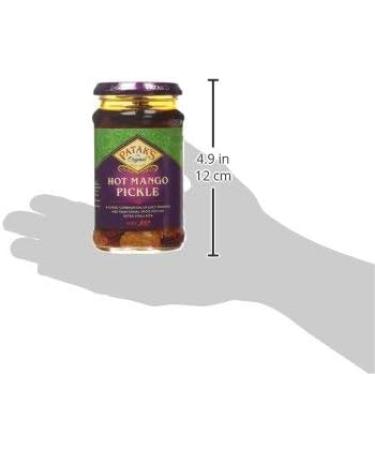 Pataks Hot Mango Pickle | A Fresh-Tasting Pickle | Aromatic Flavour | Spicy Kick | 283g | ( Pack of 2) - Buy Online on SooperMarket.com