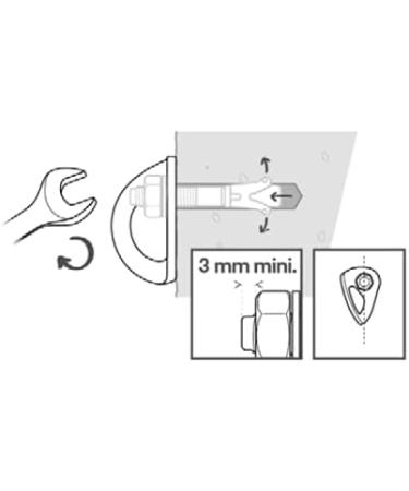 ISOP Climbing Anchor Bolt 2 Set - Expansion Bolt and Hanger FIXE for Rock Climbing - Buy Online on SooperMarket.com