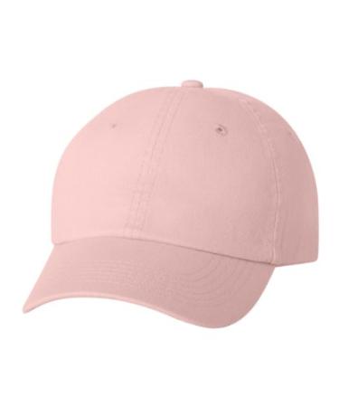 Top Level Apparel Youth Small Fit Bio Washed Unstructured Cotton Unisex Baseball Dad Hat One Size Vc300_pink