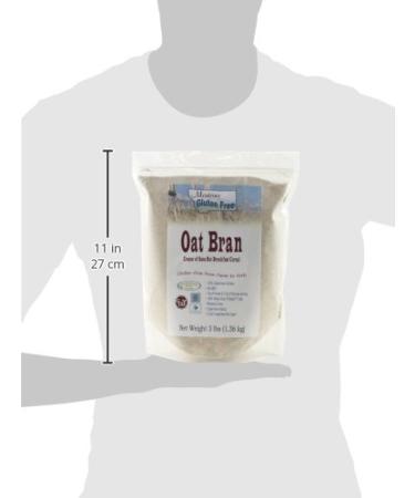 Gluten Free Oat Bran - 3lb Bag | High Quality, Certified Gluten Free - Buy Online on SooperMarket.com