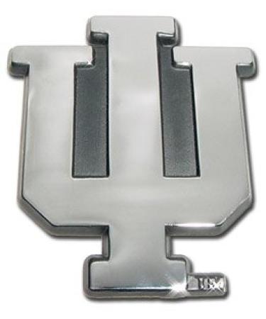 Indiana University Hoosiers "IU" Chrome Plated Premium Metal Car Truck Motorcycle NCAA College Emblem