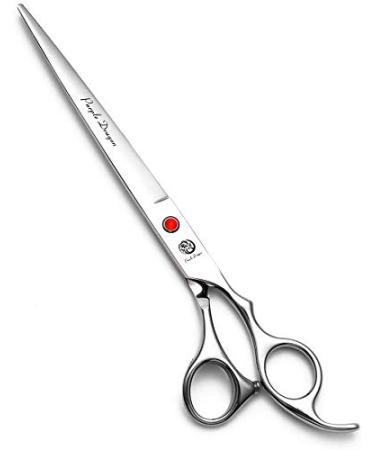 Purple Dragon 5"/5.5"/6"/6.5"/7"/7.5"/8"/9"/10" Sharp Edge Hair Cutting Shears Pet/Puppy/Cat Grooming Scissors with Bag - Perfect for Barber or Dog Groomer 8 inch