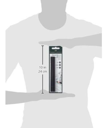 Faber-Castell Pitt Natural Willow Charcoal Pencil Set - Set of 3 - Buy Online on SooperMarket.com