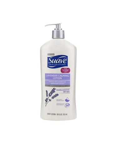 Suave Skin Lotion 18 Ounce Pump Lavender Vanilla 18 Ounce Pump (532ml) (3 Pack)