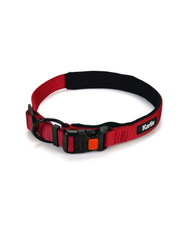 Karlie Art Sportiv Premium dog collars nylon red 60-65x3 cm Red L: 60-65 cm W: 30 mm