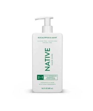 Native Scalp Refreshing 2-in-1 Shampoo & Conditioner | Sulfate & Paraben Free | Eucalyptus & Mint | 16.5 oz - Shop Internationally - Buy Online on SooperMarket.com